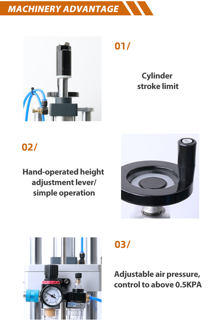 Semi Auto Cap Pressure Machine (၆) ခု၊